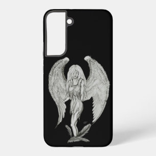 Angel - Black and White Design Samsung Galaxy Case