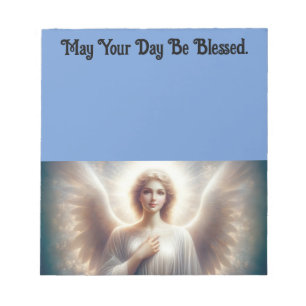 Angel Blessed Day Notepad