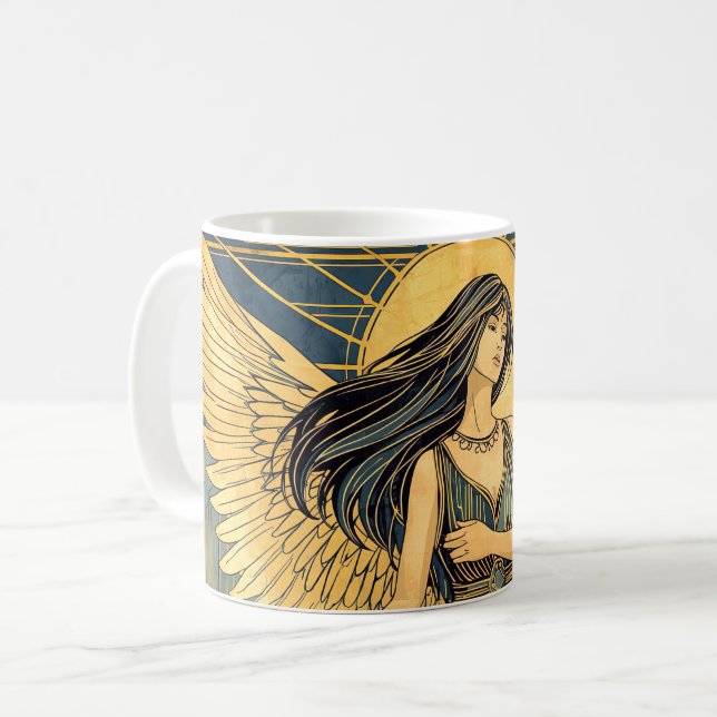 Angel Blessing Coffee Mug (Front Left)