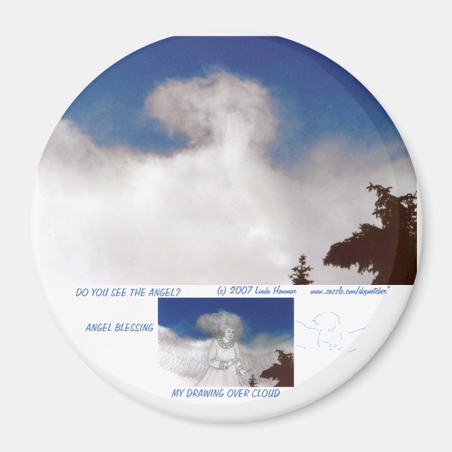 Angel Blessing Magnet (Front)