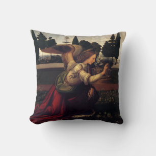 Angel Blessing Pillow - Leonardo Da Vinci