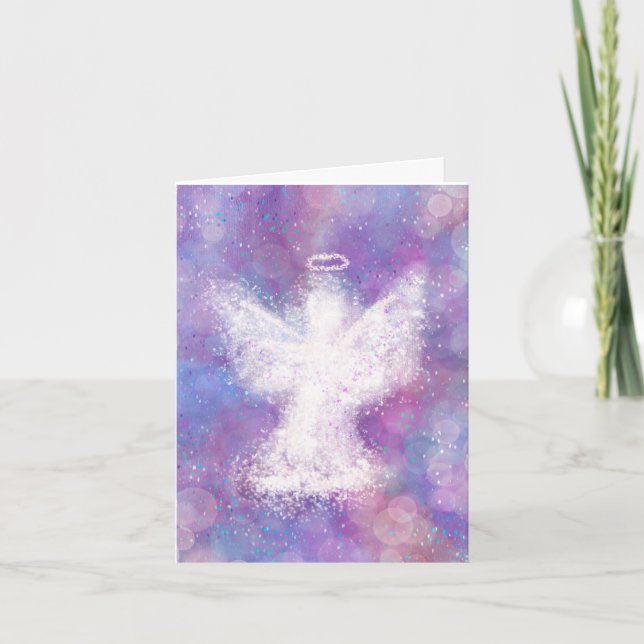 Angel Blessings | Difficult Times Card (Front)