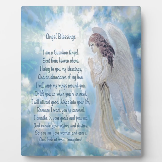 Angel Blessings Plaque (Front)