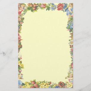 Angel Border Stationery