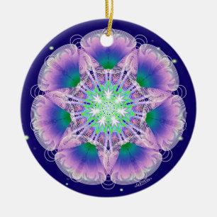 Angel Breath/Awareness Ceramic Tree Decoration