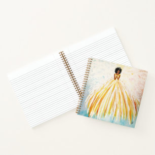 Angel Bright Spiral Notebook (8.5 x 8.5)