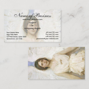 Angel by Abbott Thayer, Vintage Religious Art Business Card