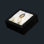 Angel by Abbott Thayer, Vintage Victorian Fine Art Gift Box<br><div class="desc">Angel (1887) by Abbott Thayer is a vintage Victorian Era fine art realism painting. A beautiful angelic religious portrait Christmas holiday angel with open wings.
About the artist:
Abbott Handerson Thayer (1849-1921) was an American portrait artist best known for his angel paintings.</div>