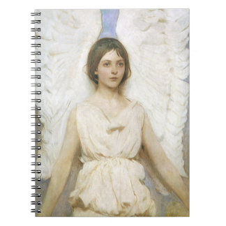 Angel by Abbott Thayer, Vintage Victorian Fine Art Notebook