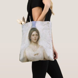 Angel by Abbott Thayer, Vintage Victorian Fine Art Tote Bag