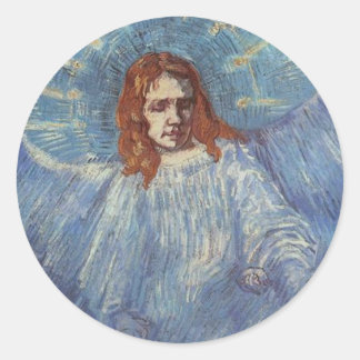 Angel by Vincent van Gogh Classic Round Sticker
