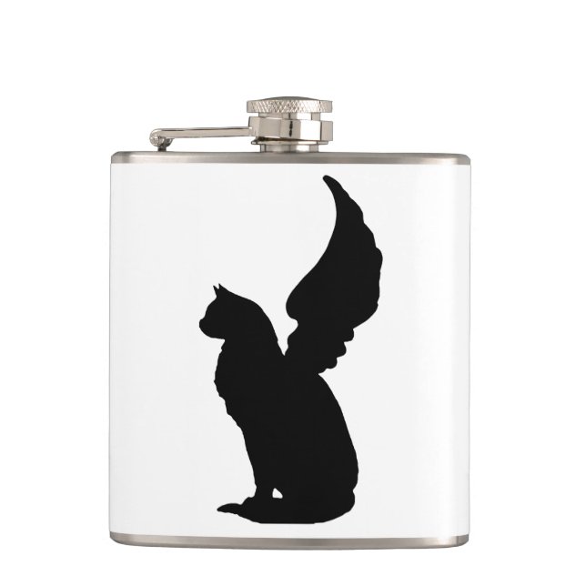 Angel Cat Flask (Front)