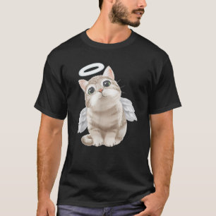angel cat for lovers cute little cats kitty kitten T-Shirt