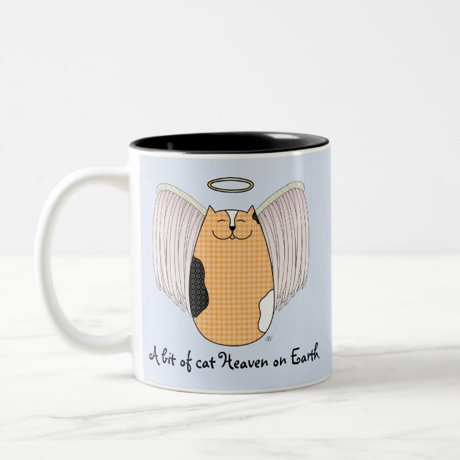 'Angel Cat' Mug (Left)