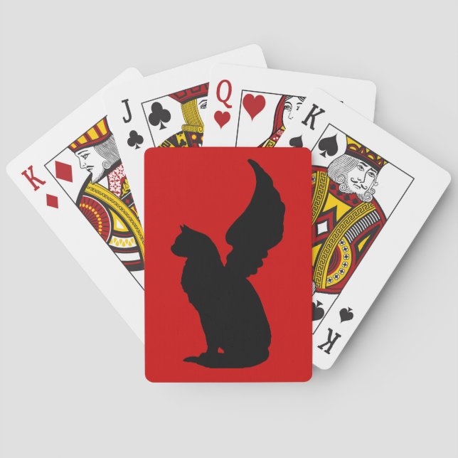Angel Cat Playing Cards (Back)