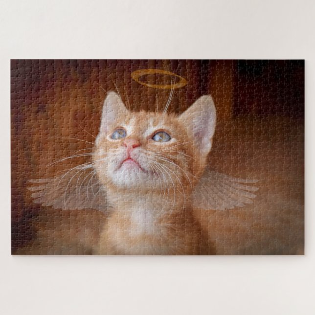 angel cat puzzle (Horizontal)