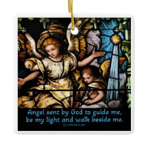 Angel Catholic Christmas Ornament