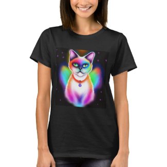 Angel Cats Stoic Blessed T-Shirt
