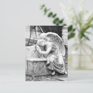 Angel, Cemetery, Savannah Ga Postcard