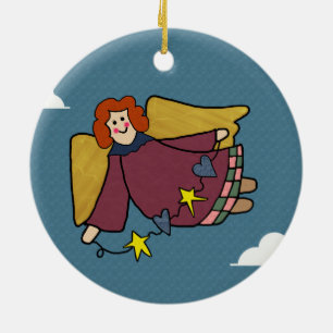 Angel Ceramic Tree Decoration