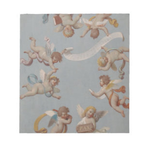 Angel Cherubs Whimsical Renaissance Notepad