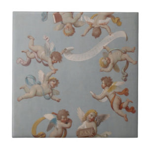 Angel Cherubs Whimsical Renaissance Tile
