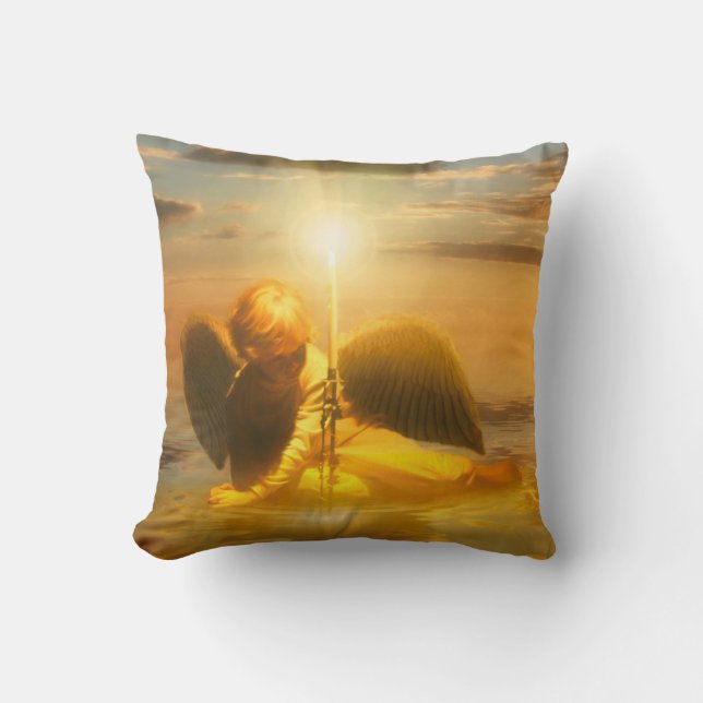 Angel Child LIGHT THE WORLD Cushion (Front)