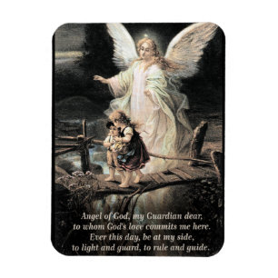 Angel, Children, Bridge, Poem Magnet