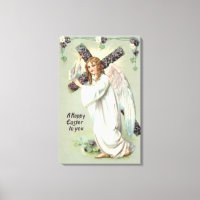 Angel Christian Cross Forget Me Not