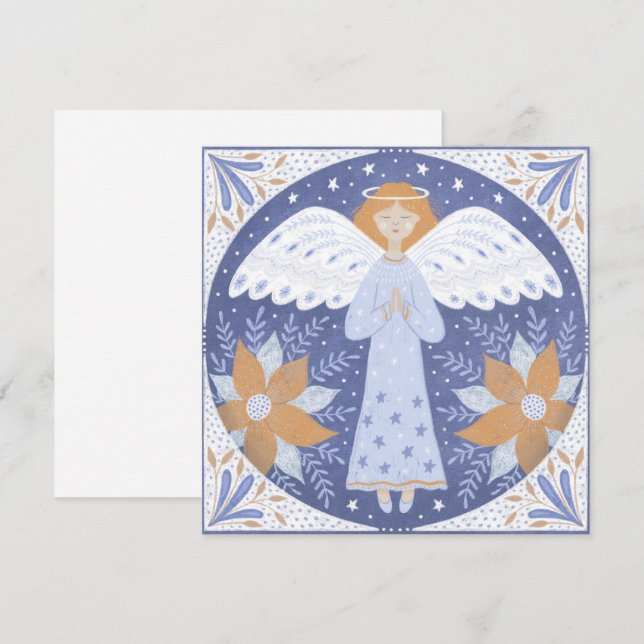 Angel Christmas card (Front/Back)