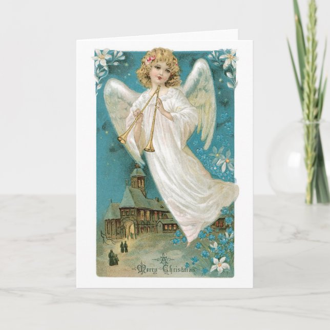 Angel Christmas Holiday Card (Front)