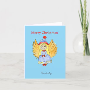 Angel Christmas Holiday Card