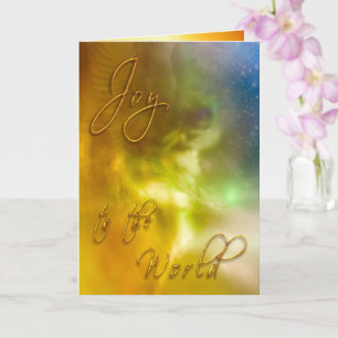 Angel Christmas "JOY TO THE WORLD" Card