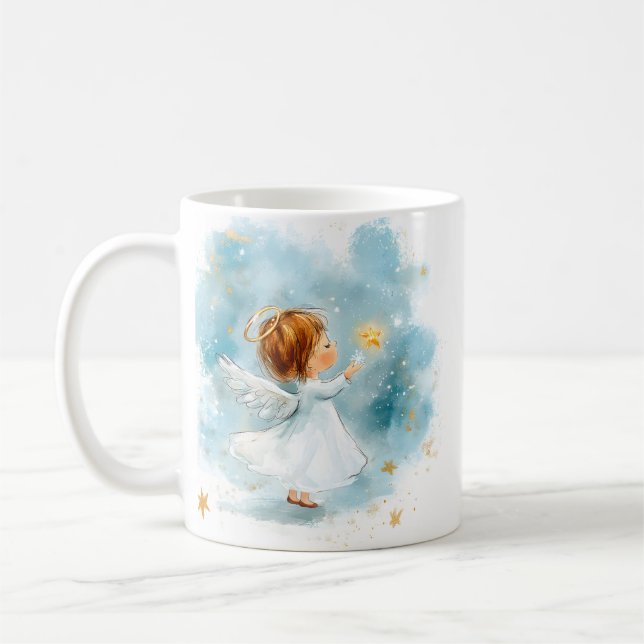 Angel Christmas Mug Holiday Gift (Left)