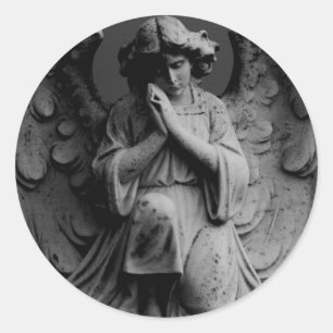 Angel Classic Round Sticker