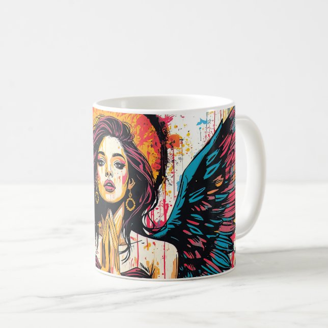 Angel  coffee mug (Front Right)