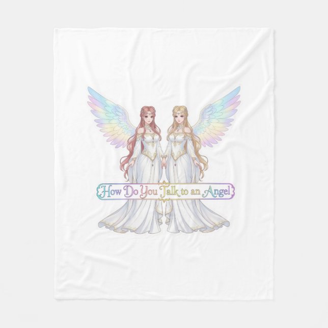 Angel Collection Fleece Blanket (Front)