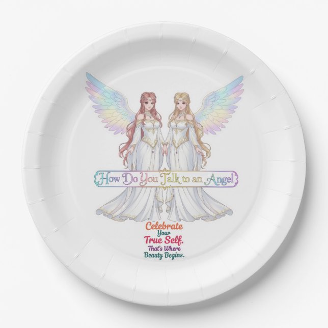 Angel Collection Paper Plate (Front)
