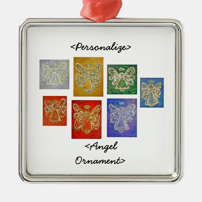 Angel Colour Series Ornament Customised Greeting (Front)