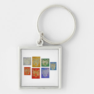 Angel Colour Series Paintings Keychain