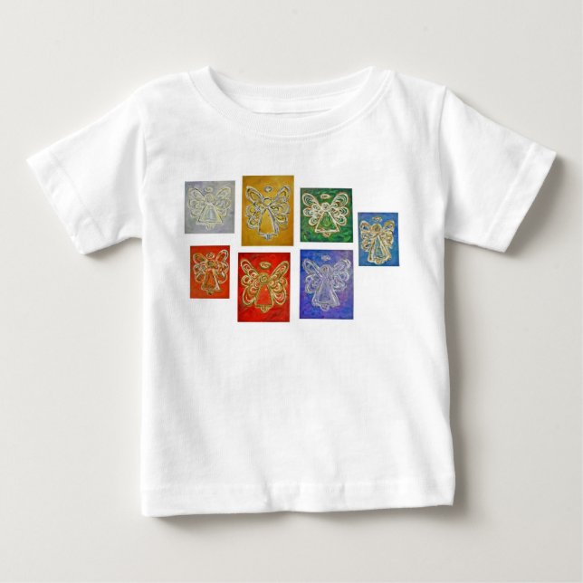 Angel Colour Series Paintings T-shirt (Double Side (Front)