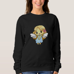 Angel Costume Catholic Bibles Cute Angels Graphic  Sweatshirt