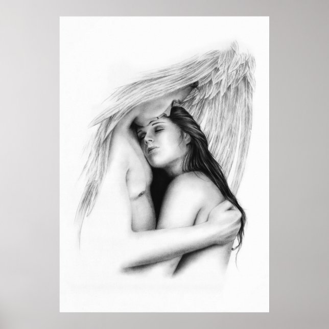 Angel Couple Soulmate Love Poster (Front)