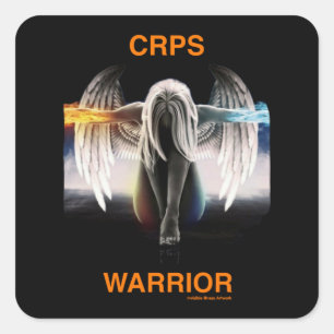 Angel...CRPS Square Sticker