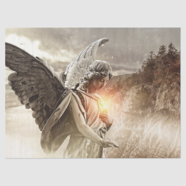 Angel Decoupage  Tissue Paper (Front)