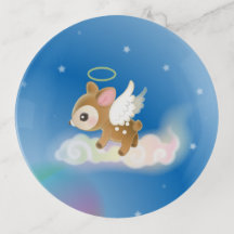 Angel Deer Plate