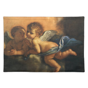 Angel detail, Patron Saints of Modena by Guercino Placemat