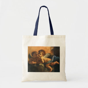 Angel detail, Patron Saints of Modena by Guercino Tote Bag