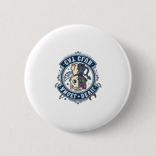 Angel Devil Cat Cat Mum Gift Idea - Angel Devil Ca 6 Cm Round Badge