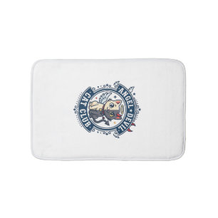 Angel Devil Cat Cat Mum Gift Idea - Angel Devil Ca Bath Mat